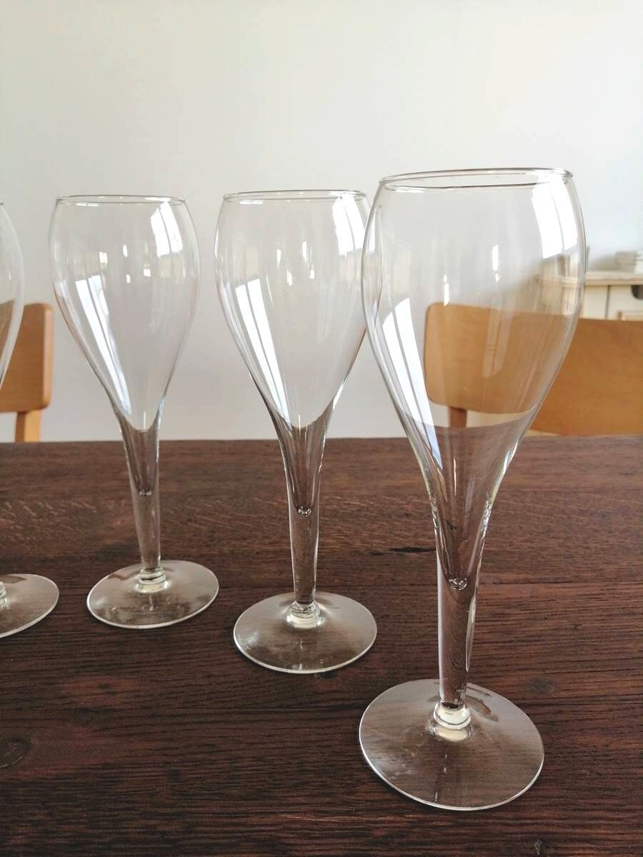 Set of 6 "Tulip" champagne glasses 25 cl