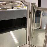 Dressing table mirror triptych debut XXth style Louis XVI