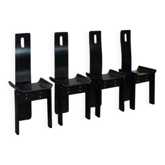 Modernist chairs by Edoardo Landi for Nikol, set of 4