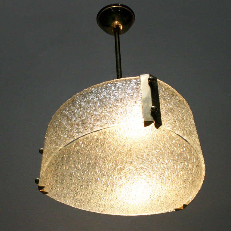 French glass suspension of the 1950s