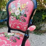 Pair of transition style armchairs
