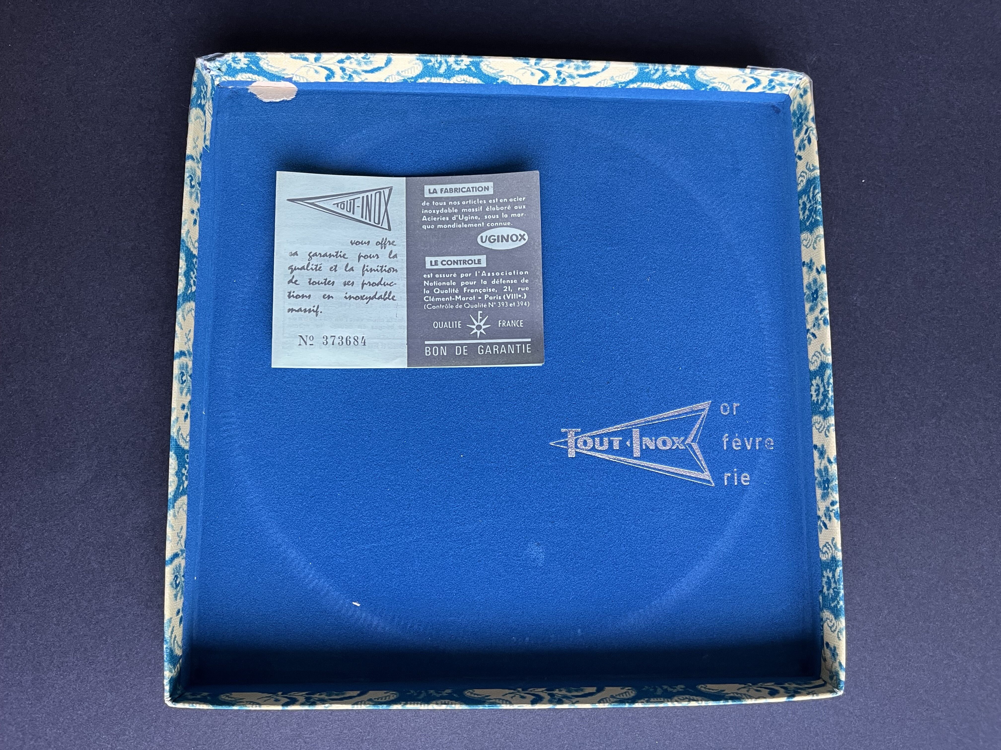 Stainless steel dish