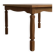 Carved oak square coffee table by Henning Kjaernulf | Denmark | 1950s