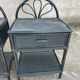 Paire de chevets en osier