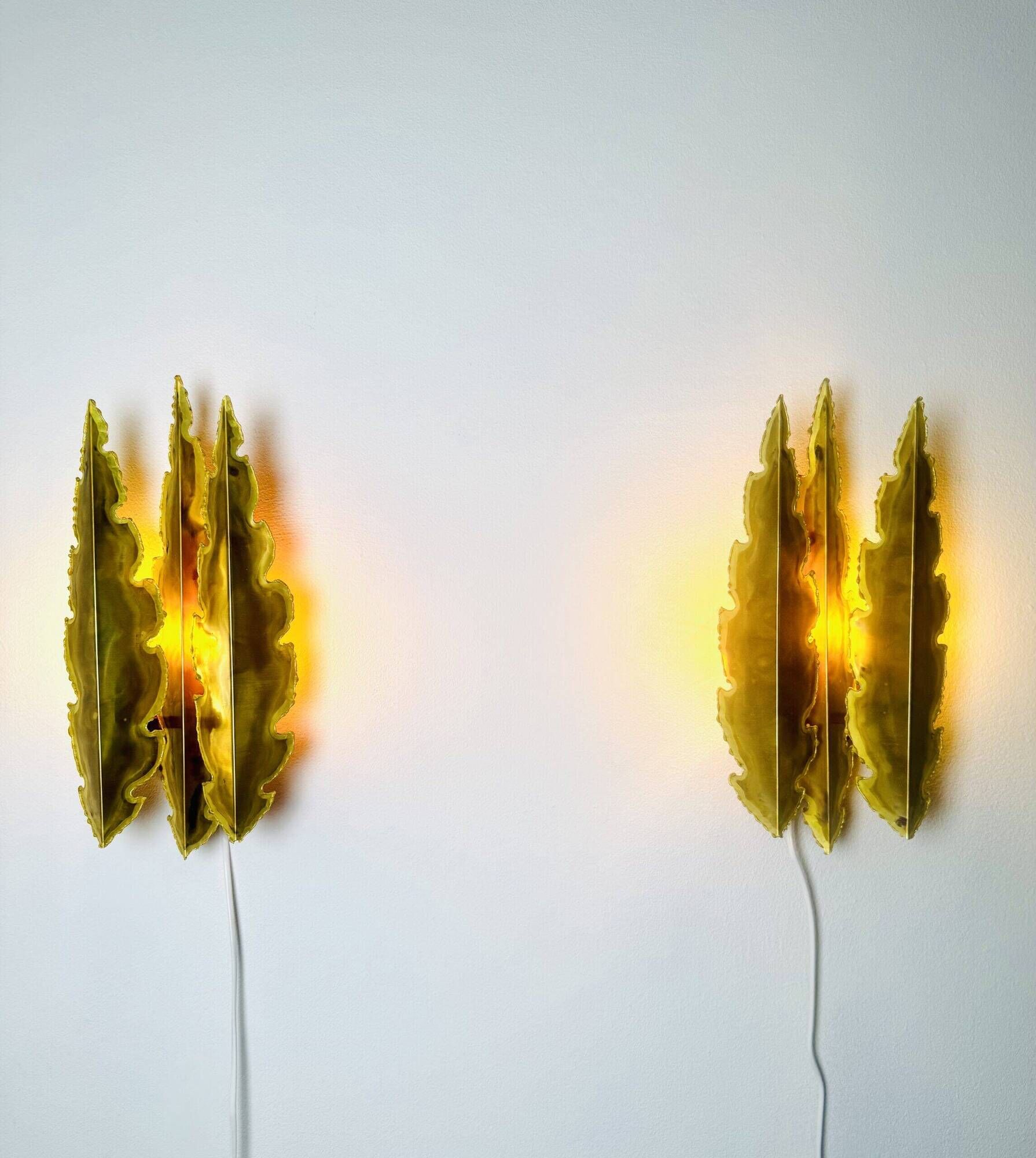 Model 5193 Brutalist Wall Lights By Svend Aage Holm-Sørensen For Holm-Sørensen & Co, Denmark 1960S