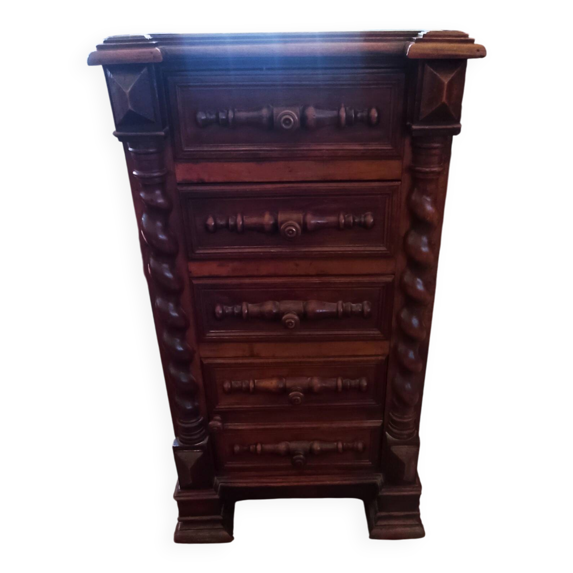 Semainier henri ii petite commode
