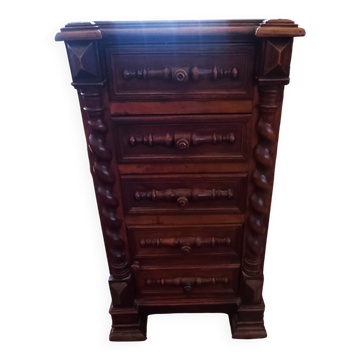 Semainier henri ii petite commode