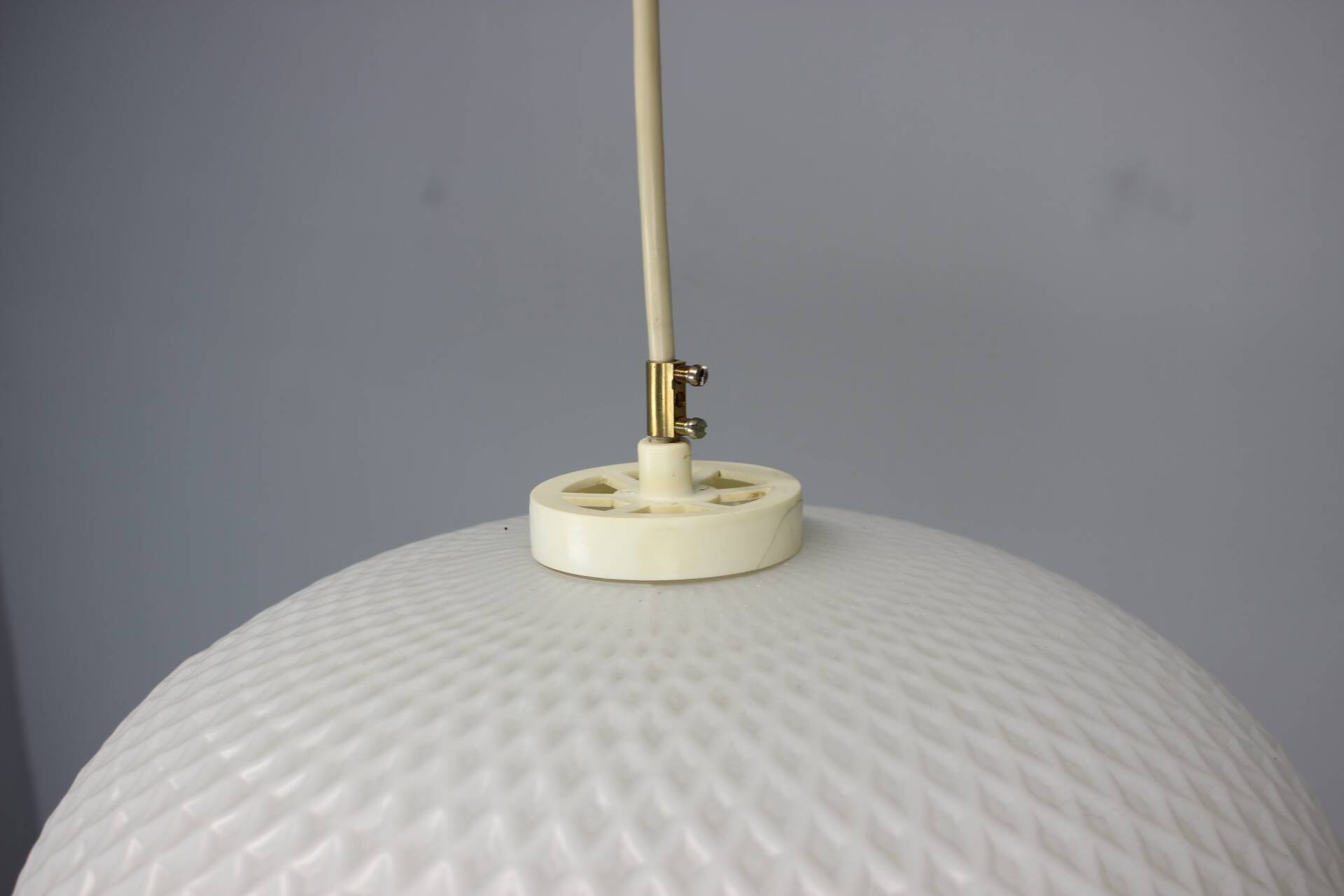 Glass pendant light, Czechoslovakia, 1970s