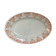Orange flower earthenware dish from Moulin des Loups Hamage