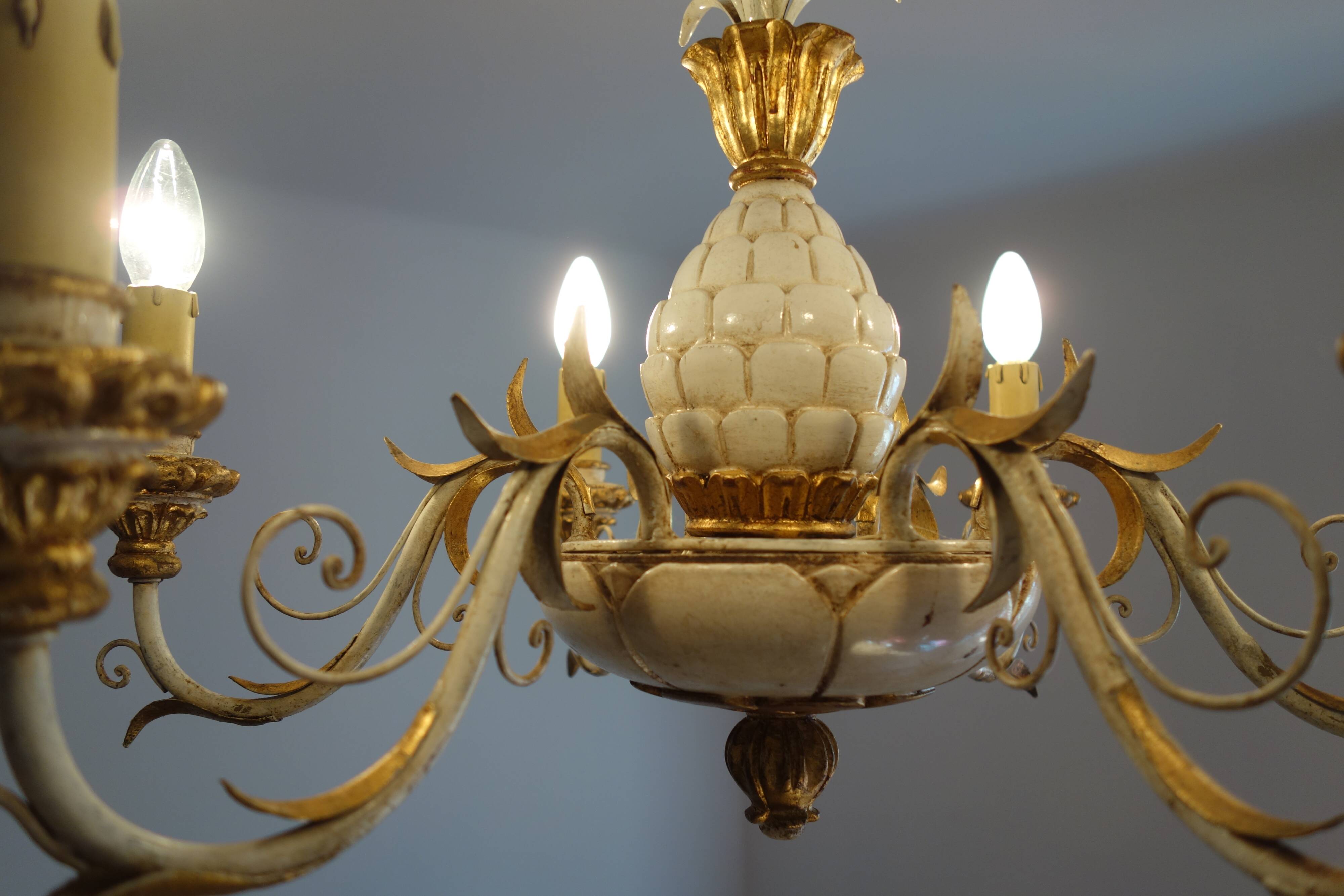 Vintage pineapple chandelier