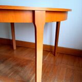 Danish extendable round table 1960