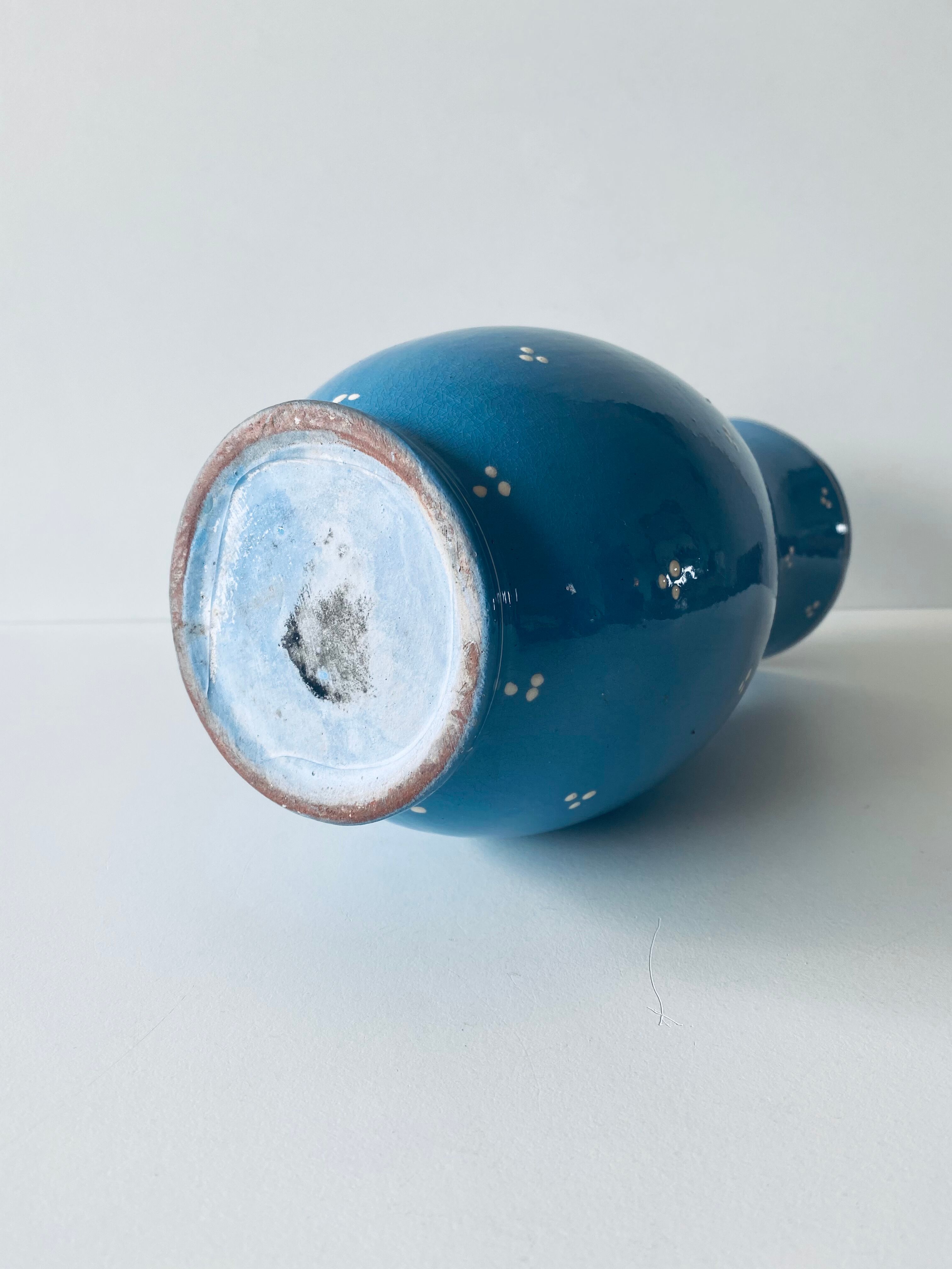 Ancient Savoyard blue vase