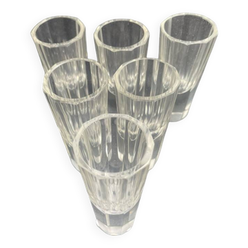 6 verres à vodka – Cristal taillé