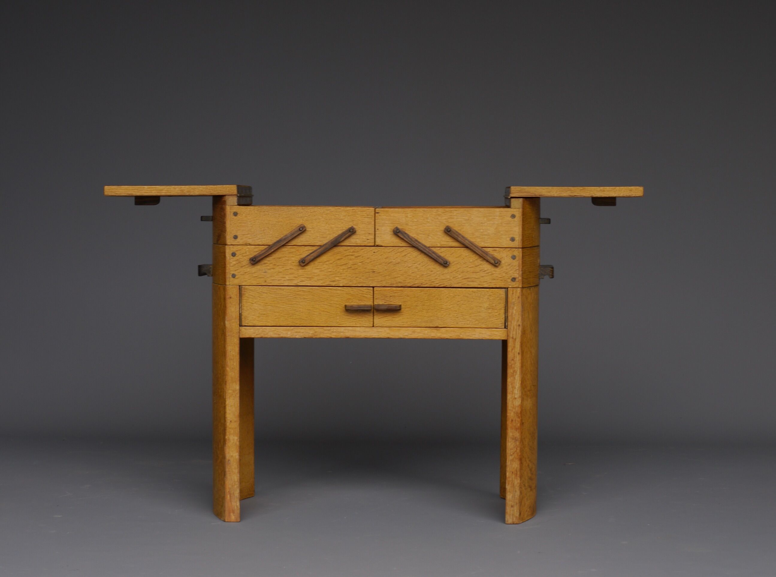 Modernist art deco sewing box. 1930s