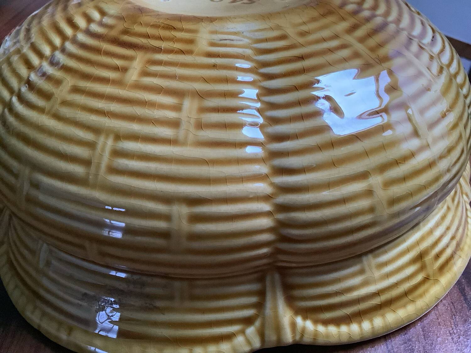 Slush cup or compote bowl with fruit decor