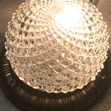 Vintage glass and brass ceiling