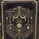 "Boulle" furniture with a support height in gilded brass marquetry from the Napoleonic era.