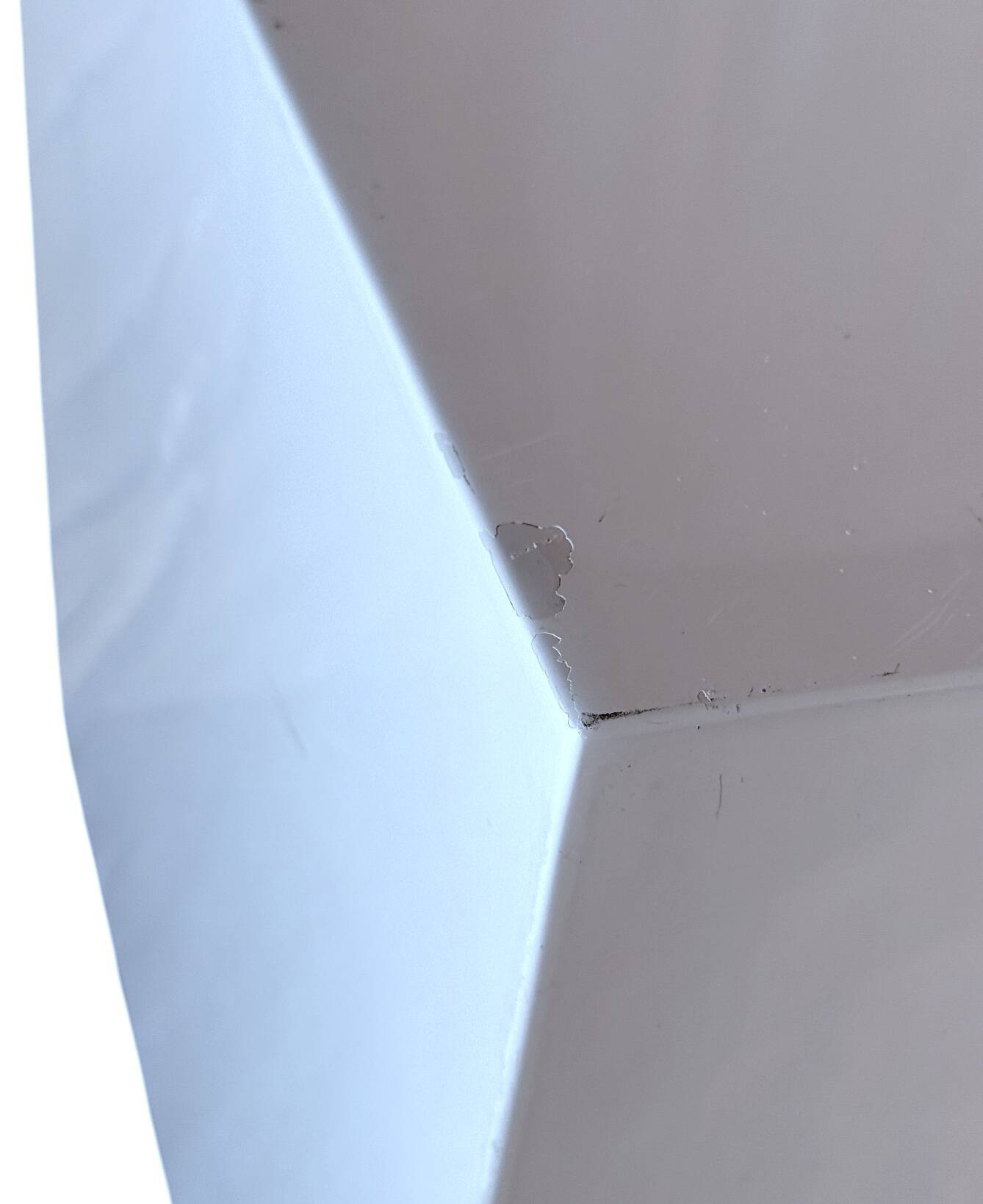 Space age white coffee table, Italy 1970s