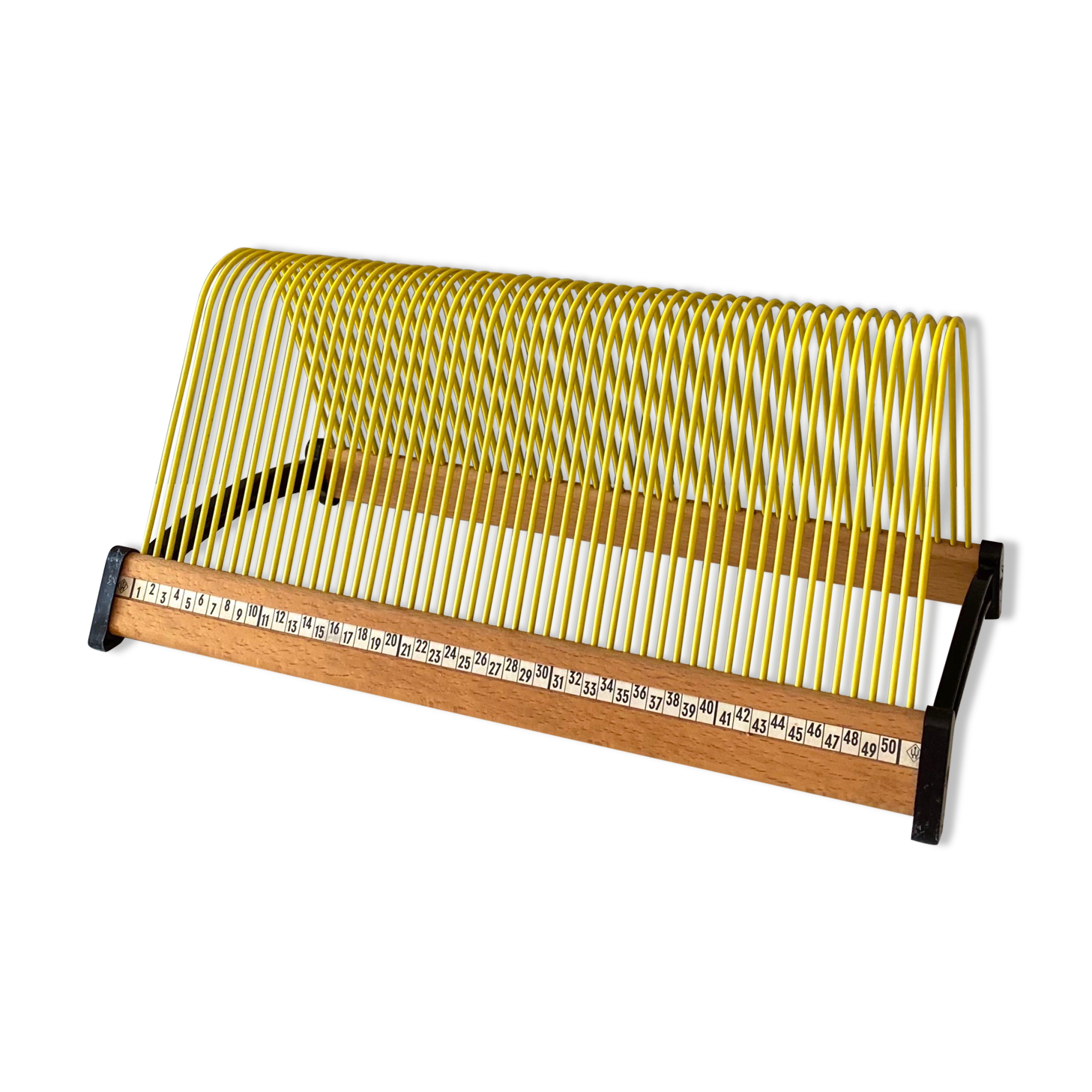 Plattofix record stand, vinyl record holder, Plattofix Germany, 50 records