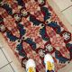 Moroccan vintage carpet Berber handmade 80cm x 165cm 1970s, 1C713