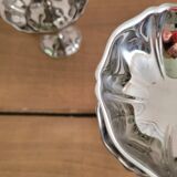 Vintage stainless steel flower bowls