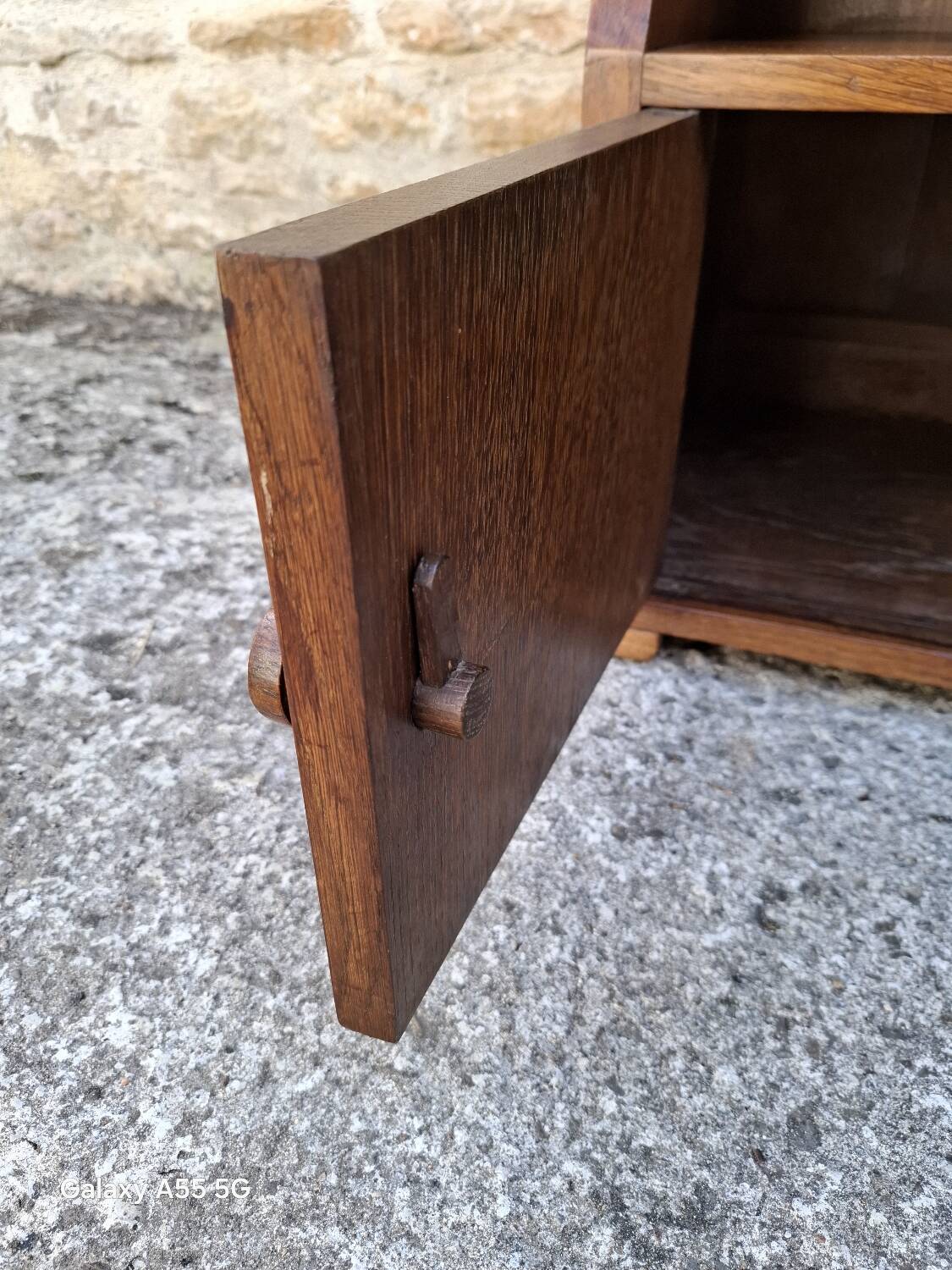 Oak bedside table