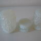 3 pots verre opalescent 60's geoffrey baxter