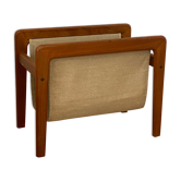 Scandinavian teak magazine rack