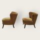 Two Mid Century cocktail chairs