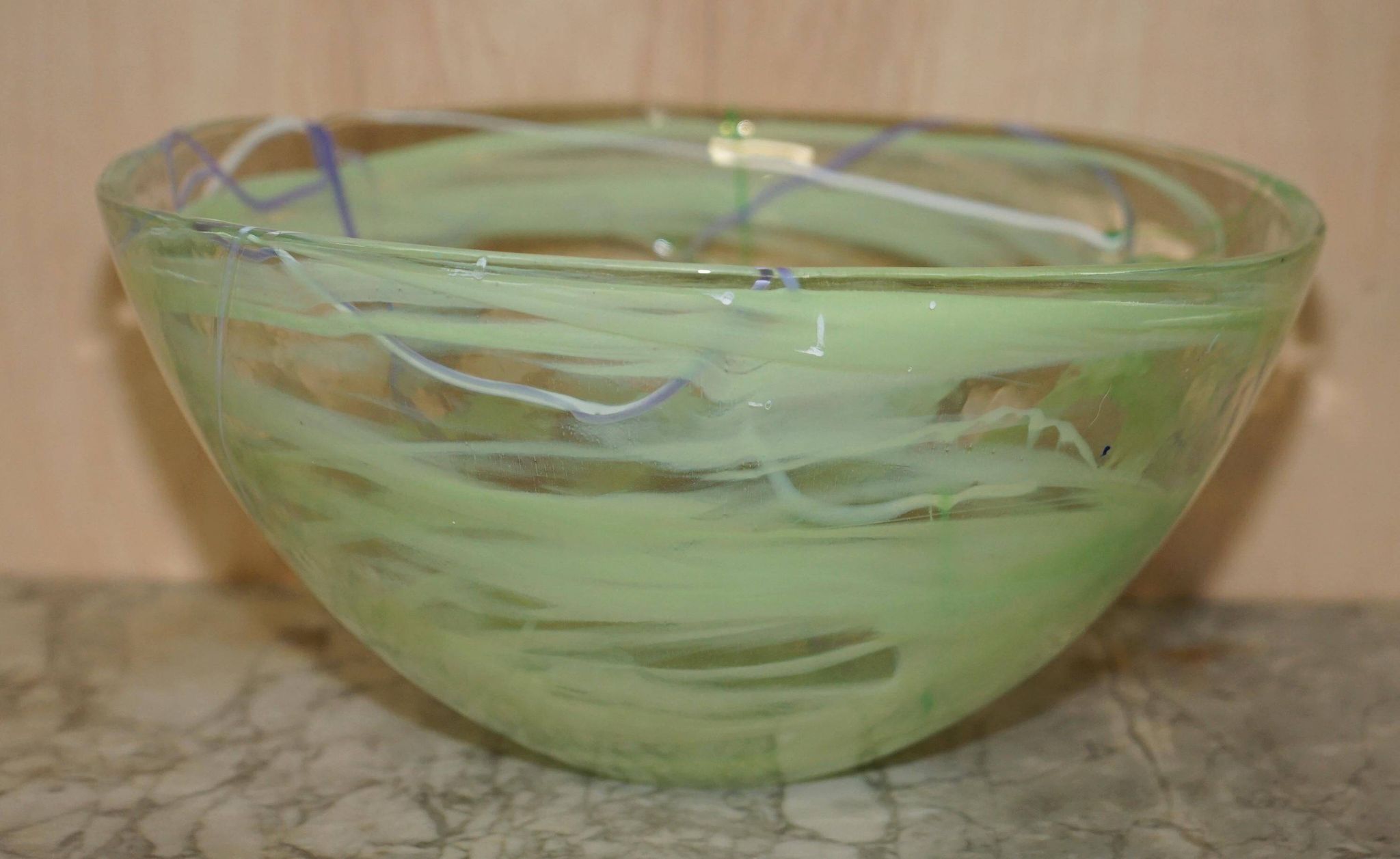 Kosta Boda decorative bowl in glass by Anna Ehrner