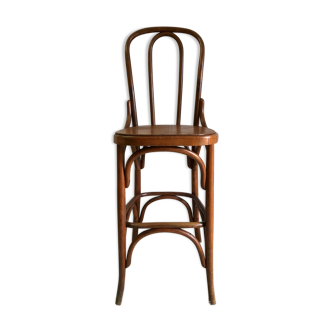 Fischel curved wooden countertop chair - mid. 20th