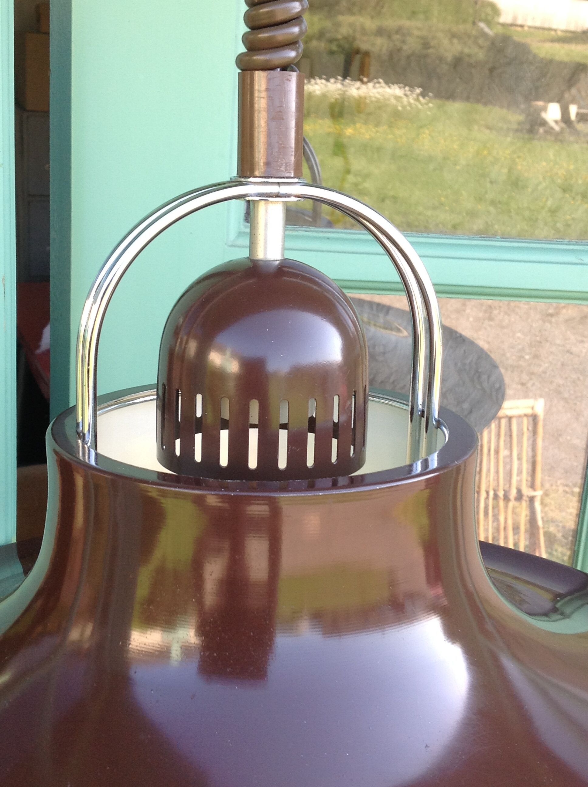 46cm vintage metal suspension