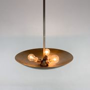 1930's Chrome Pendant Light by Designer Franta Anyz, Czechoslovakia