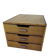 Petit meuble de métier bureau tiroirs vintage bois