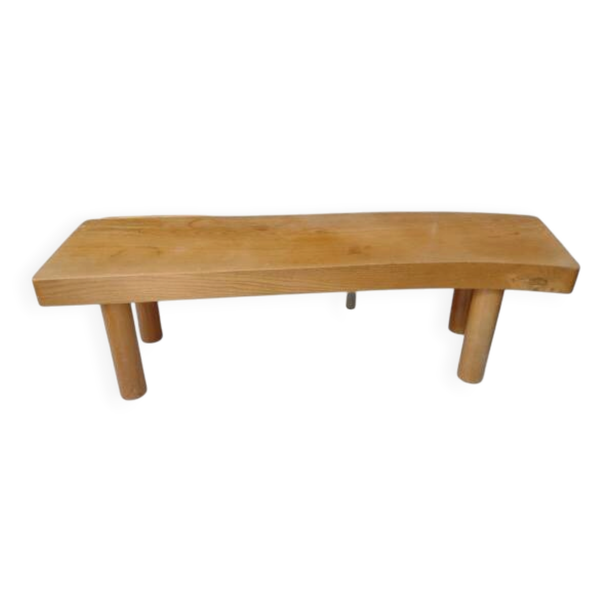 Vintage free-form solid wood table