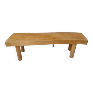 Table en bois massif - forme libre