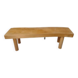 Vintage free-form solid wood table