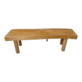 Vintage free-form solid wood table