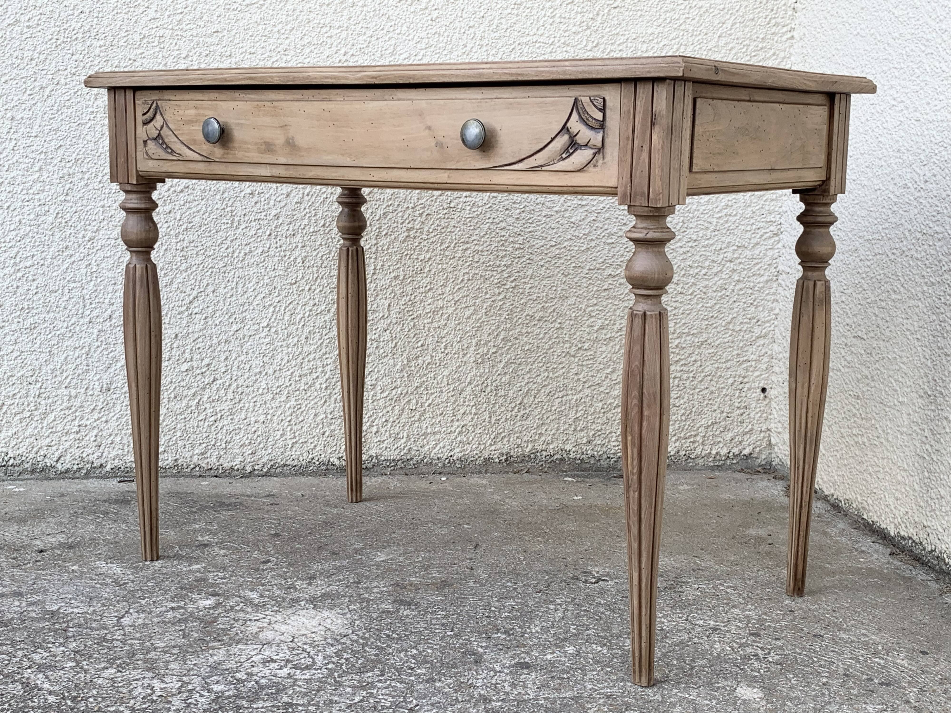 Art Deco office 1930 walnut raw wood