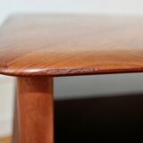 Coffee table angle "Minerva" Peter Hvidt 50s teak