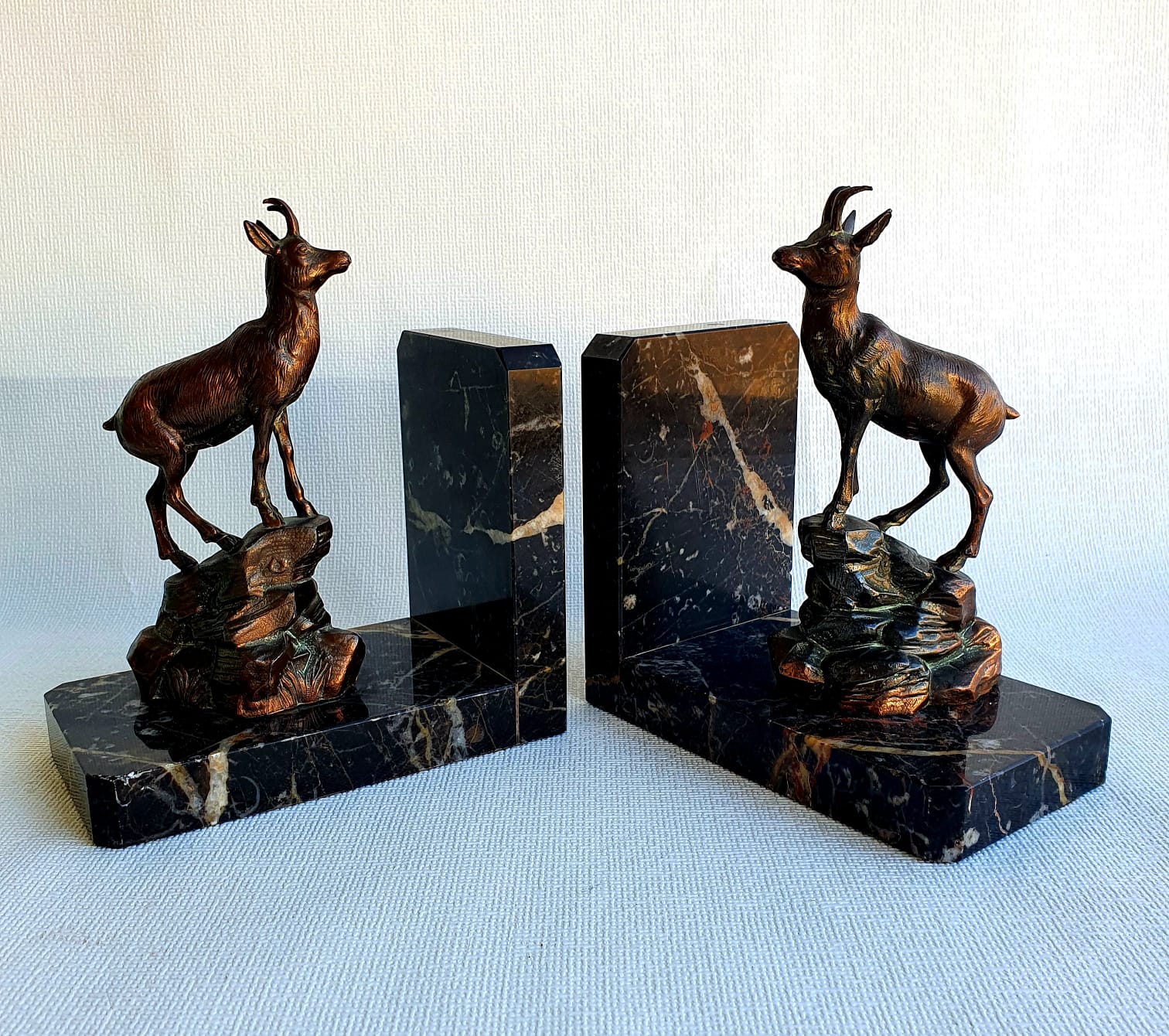 Marble book ends