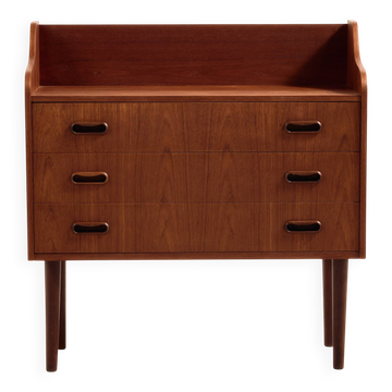 Restored teak bedside table