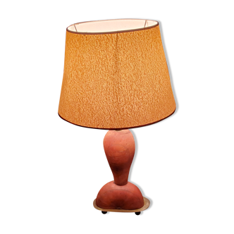 Lampe coloquinte gravée des années 1900-1920