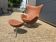 Fritz Hansen Egg Chair in Cognac leder +Ottoman!