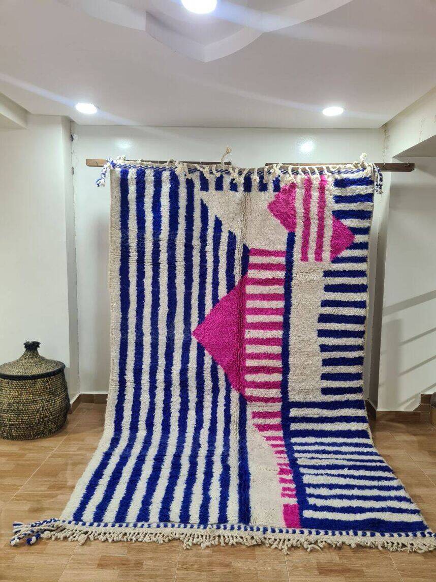 Handmade Beni Ouarain rug 250x150 cm