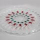 Assiette en cristal transparent vintage, Italie, 1960s