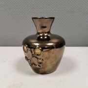 Ceramic vase with metal glaze from Frank ceramics Denmark 1970-80s.