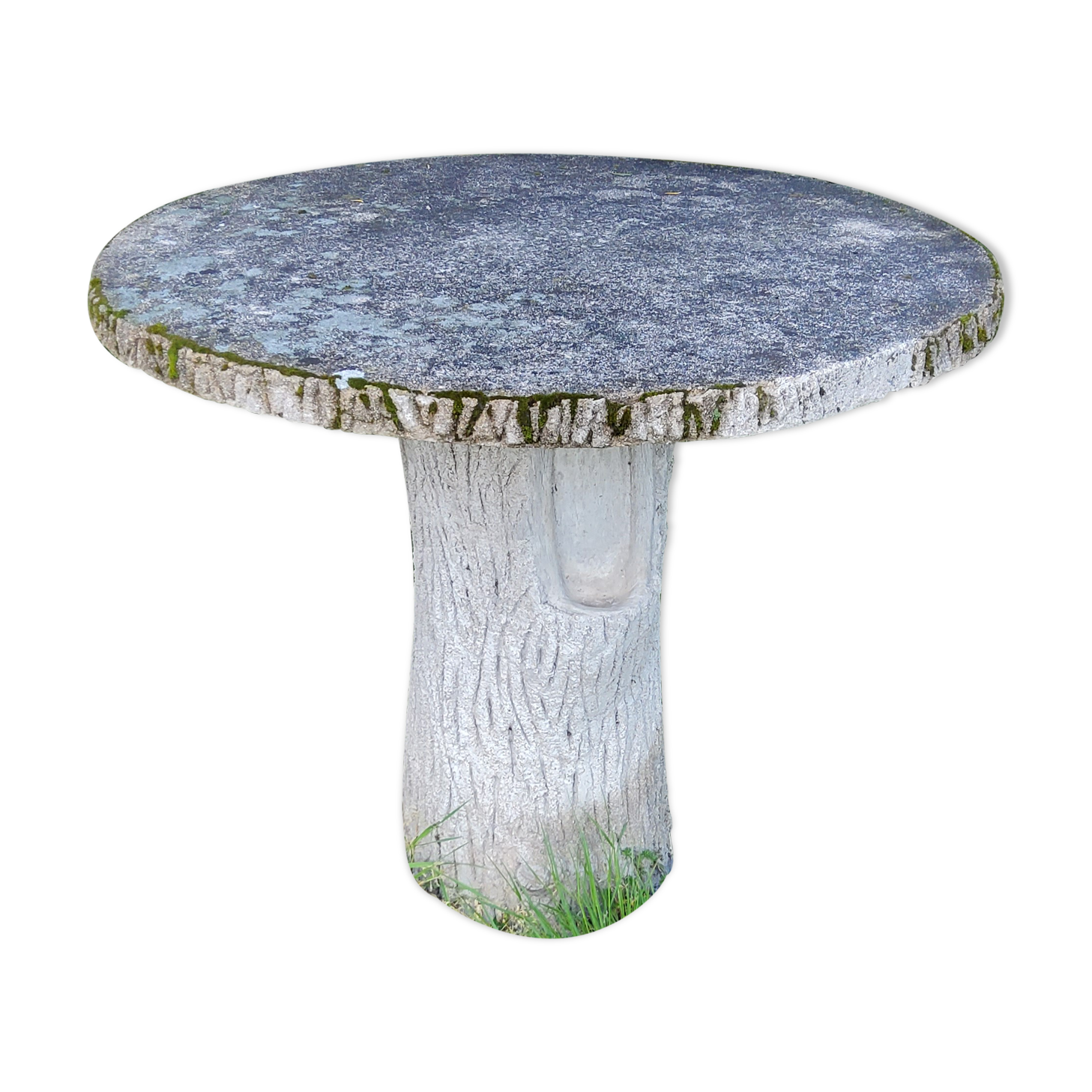 Cement rock garden table from the 1930s