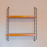 Teak Modular Wall Shelf by Nils Strinning for String, 1960s