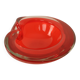Vintage Italian Red Murano Glass Ashtray, 1960s